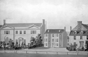 Marlborough House, Old Steine, vers 1800