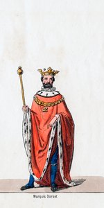Marquis de Dorset, costume pour la pièce de Shakespeare, Henry VIII, 19e siècle - Unbekannt