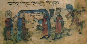 Mariage. Haggadah, milieu du 15e siècle