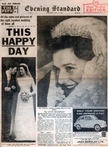 Mariage de la princesse Alexandra et Angus Ogilvy, 24 avril 1963
