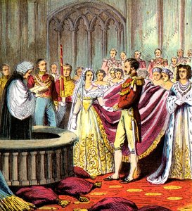 Mariage de la reine Victoria, 1840 vers les années 1850