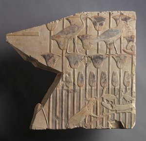 Scène de marais avec chat et oiseaux, vers 667-647 av. J.-C. - Unbekannt