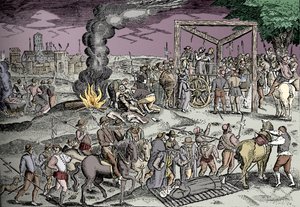 Martyrs à Smithfield, Londres, vers 1600 1904 - Unbekannt