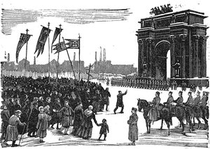 Massacre à la porte de Narva à Saint-Pétersbourg, avant 1925