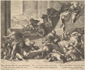 Massacre des Innocents, copie réduite et inversée d