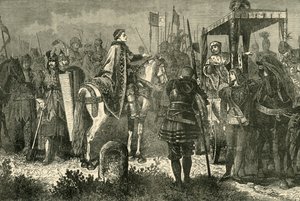 Matthias Corvinus et George Podiebrad dans le camp devant Spielberg, 1890 - Unbekannt