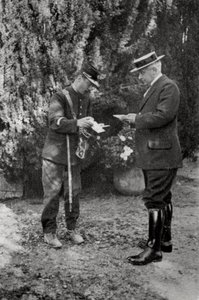 Maurice Maeterlinck, dramaturge, poète et essayiste belge, 1915 - Unbekannt