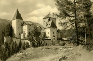 Château de Mauterndorf, Autriche, vers 1935