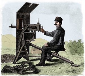 Mitrailleuse Maxim, vers 1895