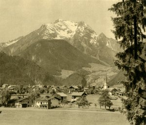 Mayrhofen, Zillertal, Autriche, vers 1935