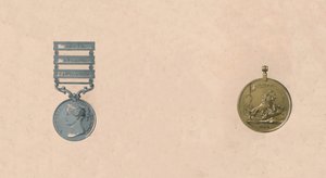 Médailles pour les batailles en Inde, vers 1911 - Unbekannt