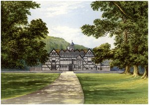 Meer Hall, près de Droitwich, Worcestershire, maison de la famille Bearcroft, vers 1880 - Unbekannt