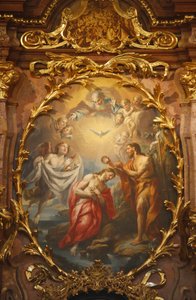 Abbaye de Melk, baptême de Jésus, Melk, Autriche - Unbekannt