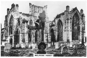 Abbaye de Melrose, Écosse, 1936