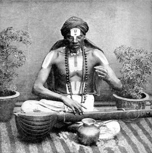Mendicité adoptée au nom de Vishnu, Inde, 1922 - Unbekannt