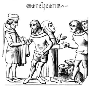Marchands, 14ème siècle - Unbekannt