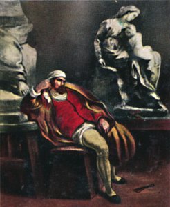 Michel-Ange 1475-1564. - Peinture de Delacroix, 1934 - Unbekannt