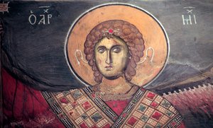Archange Michel, fresque byzantine de l