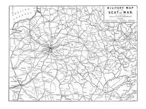 Carte militaire du théâtre de la guerre, 1870 - Unbekannt