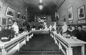 Cantine militaire, Gare St Lazare, Paris, Première Guerre mondiale, 1914-1918 - Unbekannt