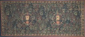 Tapisserie Millefleurs avec armoiries des Médicis, années 1520 - Unbekannt