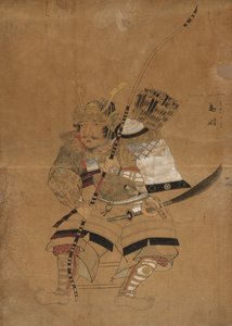 Minemotto Tametomo en armure, 1615-1868 - Unbekannt