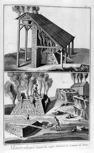 Minéralogie, extraction du soufre des pyrites, 1751-1777
