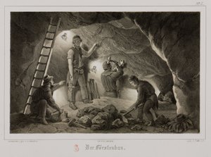 Mines, Minerais métalliques, Mineurs, Allemagne, vers 1851 - Unbekannt