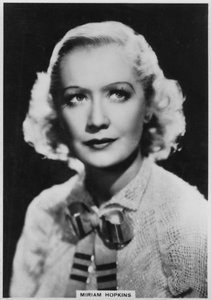 Miriam Hopkins, actrice américaine, 1938 - Unbekannt