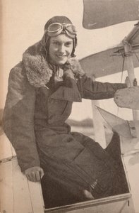 Miss Jean Batten, de Nouvelle-Zélande, qui en mai 1934, a volé de l