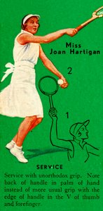 Miss Joan Hartigan - Service, vers 1935 - Unbekannt