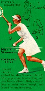 Miss K. E. Stammers - Coup droit, c1935 - Unbekannt