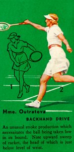 Mme. Outratova - Revers, vers 1935 - Unbekannt