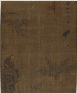 Singes, insectes et chou, possiblement dynastie Ming, 1368-1644 - Unbekannt