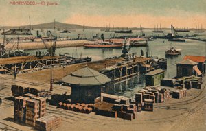 Montevideo - Le Port, vers 1900 - Unbekannt