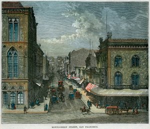 Montgomery Street, San Francisco, Californie, USA - Unbekannt
