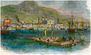 Montréal depuis le fleuve Saint-Laurent, Québec, Canada, vers 1880 - Unbekannt