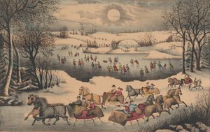 Clair de lune à Central Park, vers 1871-75 - Unbekannt