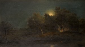 Scène au clair de lune, 1800-1850