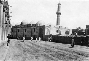 Mosquée sur River Street, Bagdad, Mésopotamie, Première Guerre mondiale, 1918