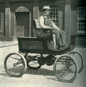 Automobile équipée de la nouvelle batterie de stockage, 1902 - Unbekannt