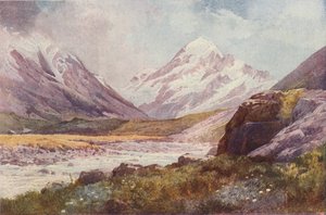 Mont Cook, Nouvelle-Zélande, 1923
