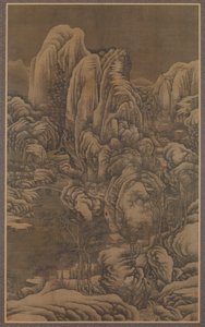 Mont Emei sous une forte neige, XVIIe siècle - Unbekannt