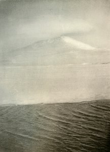 Mont Erebus depuis le pied de glace, vers 1908, 1909 - Unbekannt