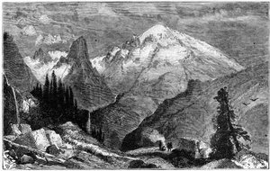 Mont Shasta, pic nord de la Sierra Nevada, Californie, USA