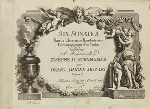 Mozart : Six sonates pour le clavecin ou pianoforte avec l