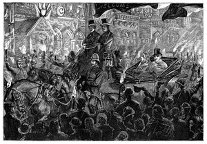 M. Gladstone à Leeds, fin 19e siècle