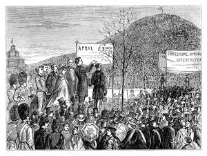 M. Phelps plantant le chêne de Shakespeare à Primrose Hill, Londres, 1864 - Unbekannt