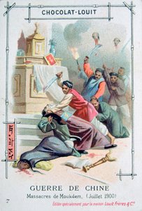Massacre de Mukden, Rébellion des Boxers, Chine, juillet 1900 - Unbekannt