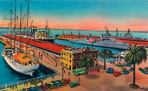 Quais municipaux. San Diego, Californie, vers 1941 - Unbekannt